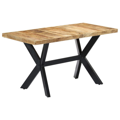 Dining Table Natural wood, Black