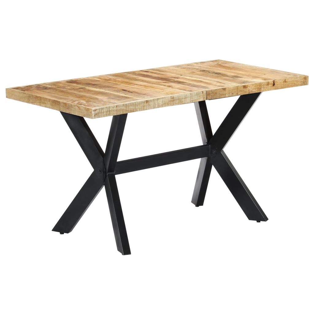 Dining Table Natural wood, Black