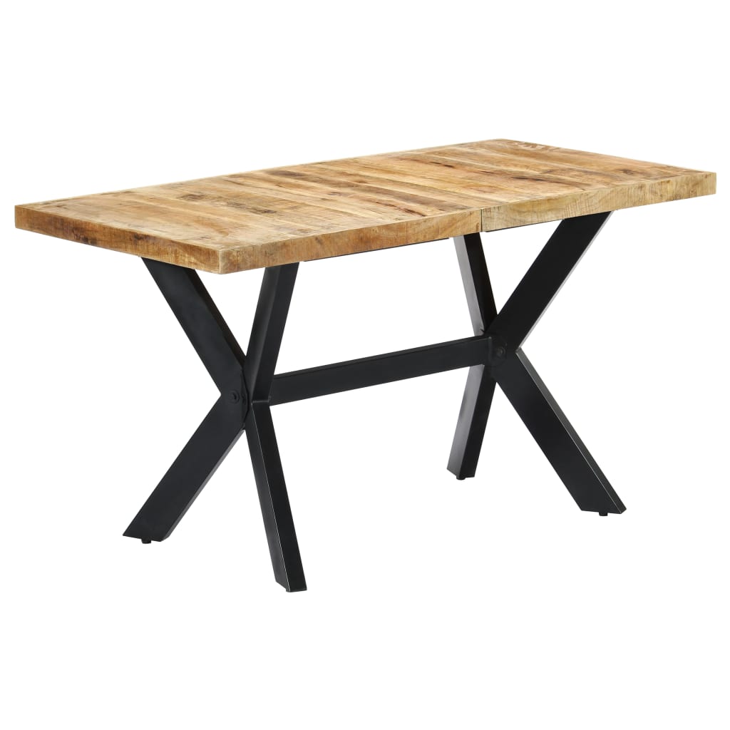 Dining Table Natural wood, Black