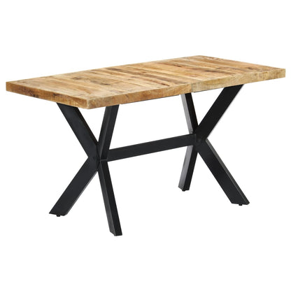 Dining Table Natural wood, Black