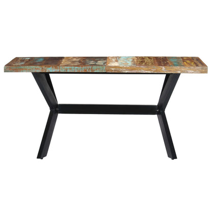Dining Table Various shades of wood, Steel
