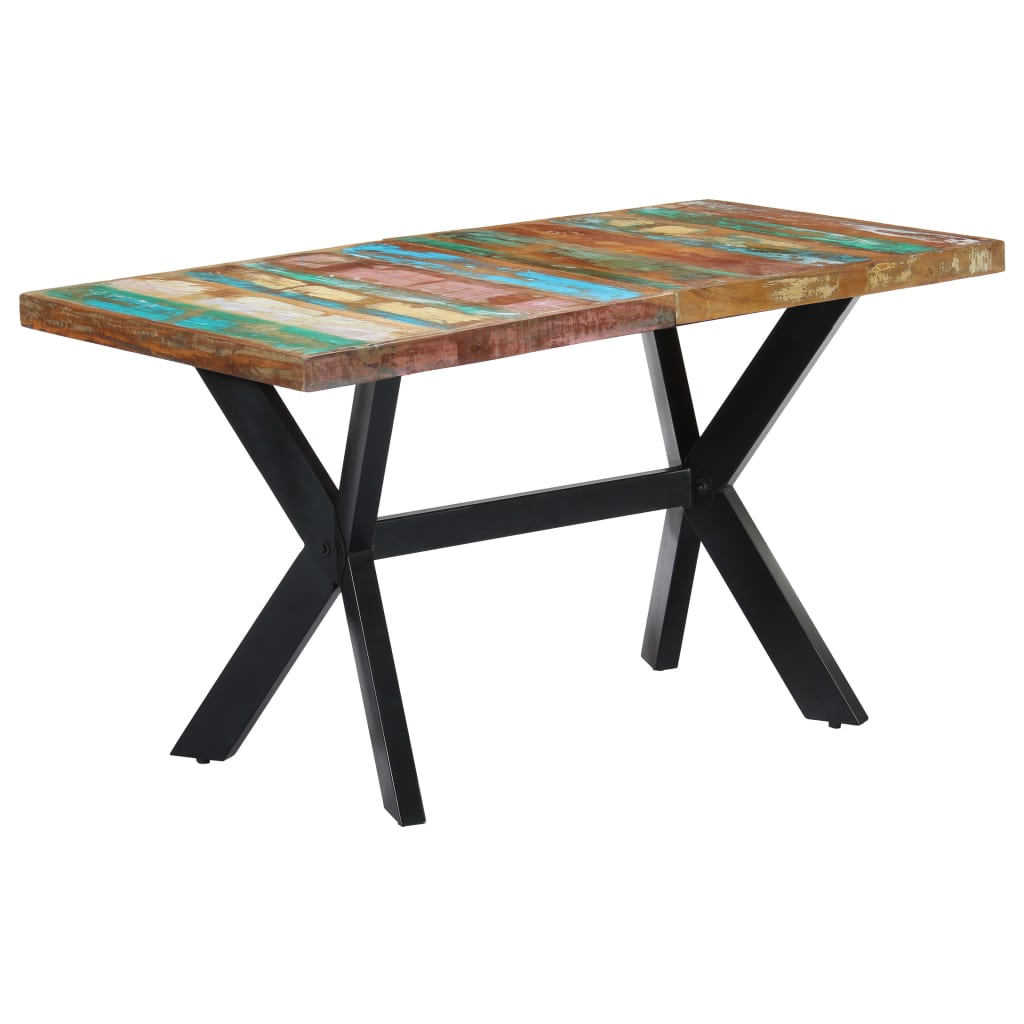 Dining Table Various shades of wood, Steel