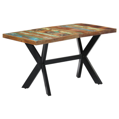 Dining Table Various shades of wood, Steel