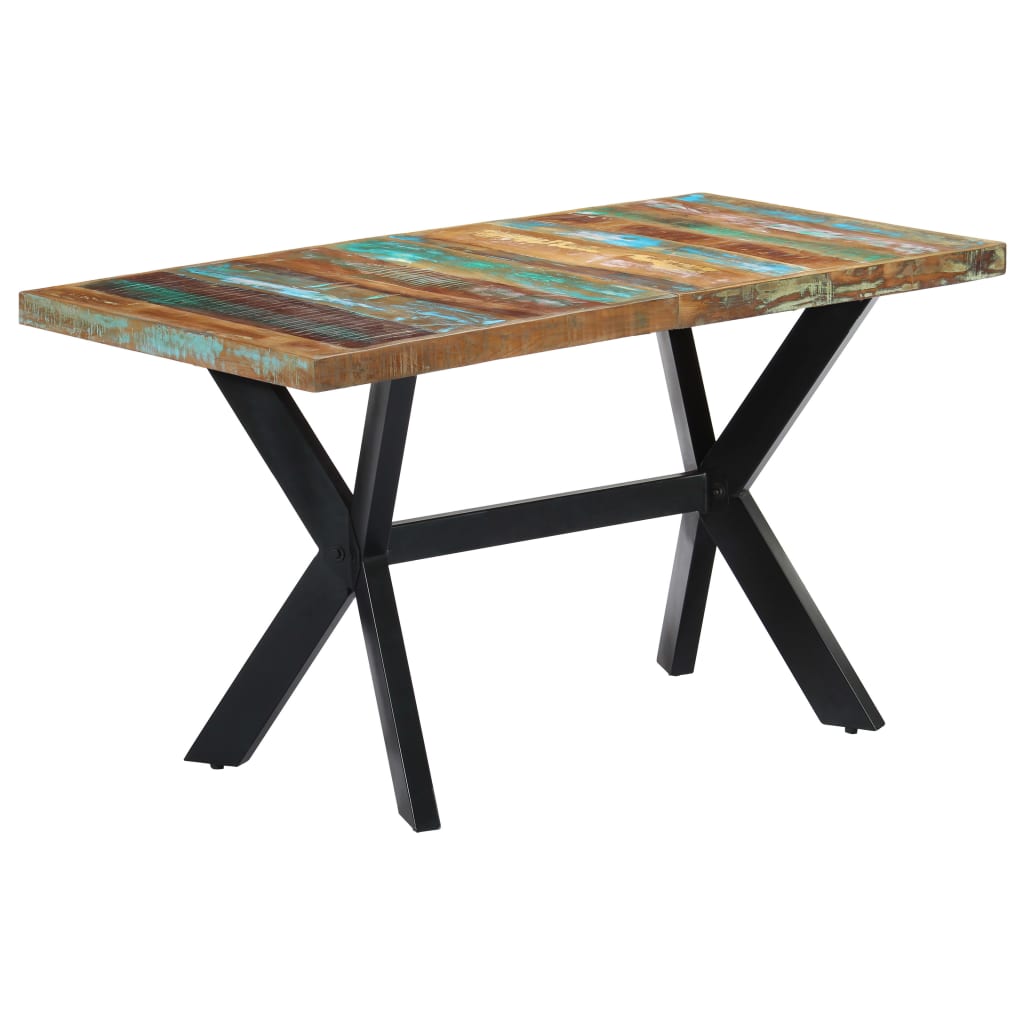 Dining Table Various shades of wood, Steel