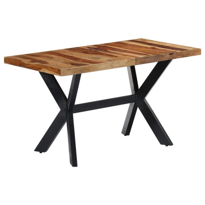 Dining Table Natural wood and black