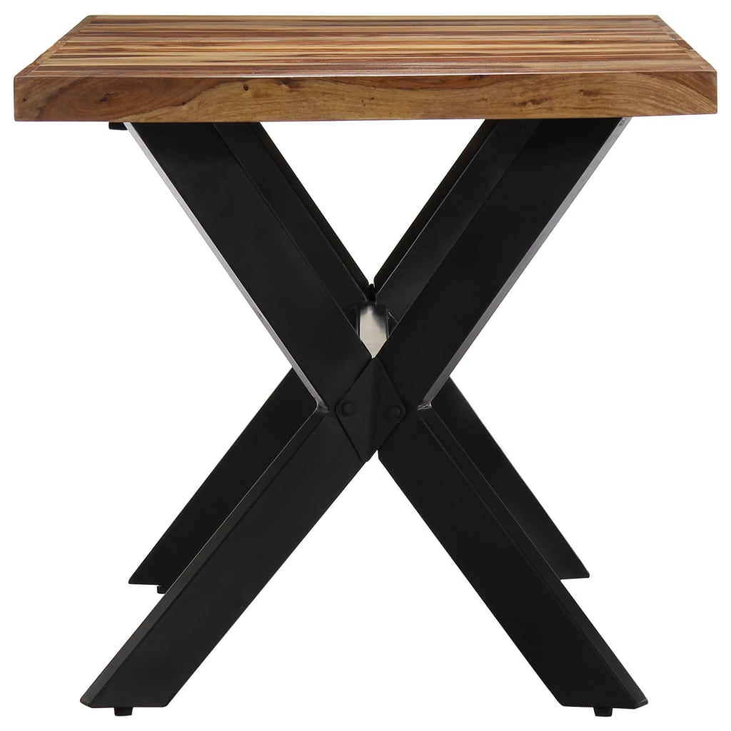 Dining Table Natural wood and black