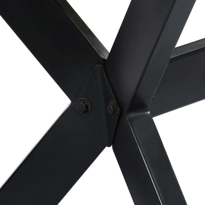Dining Table Natural wood and black