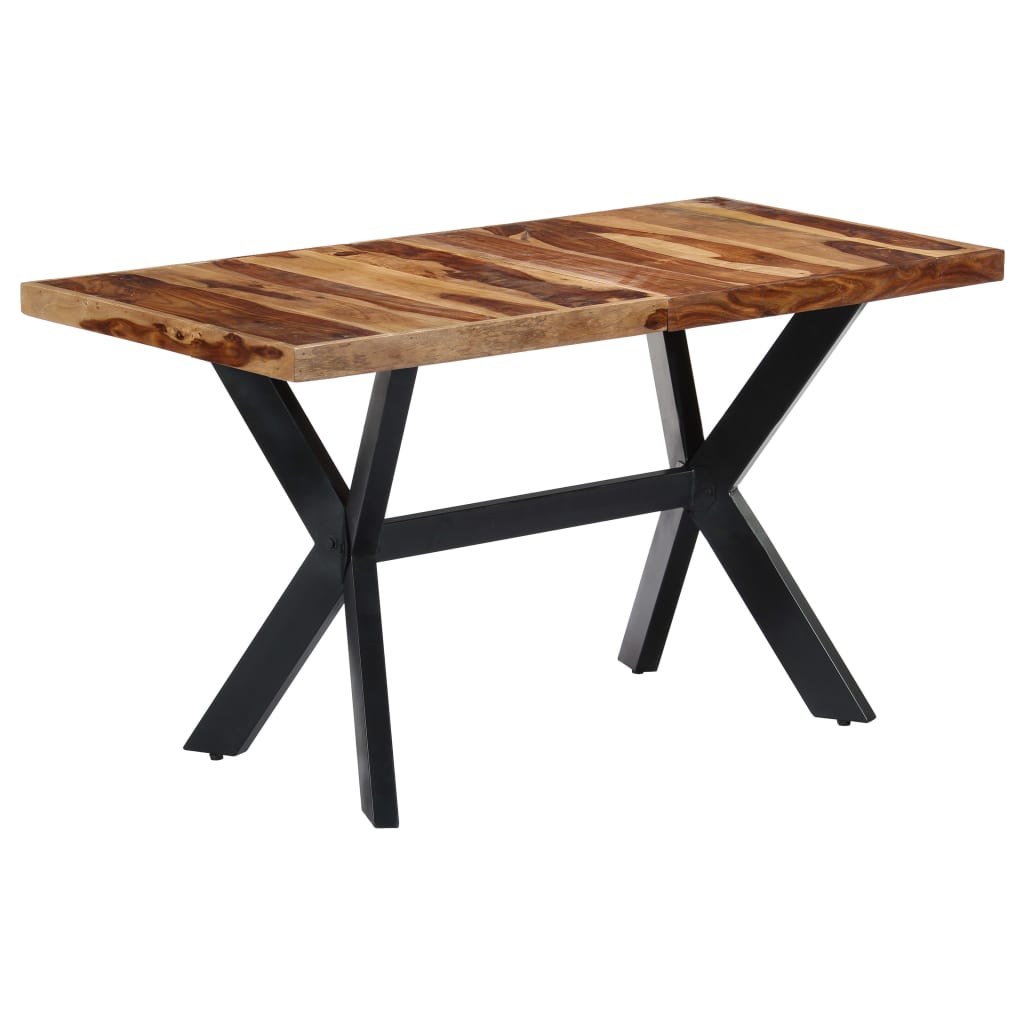 Dining Table Natural wood and black