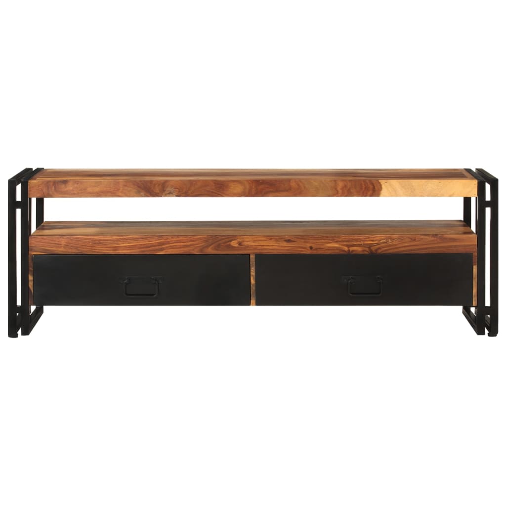 TV Cabinet Natural wood color, black