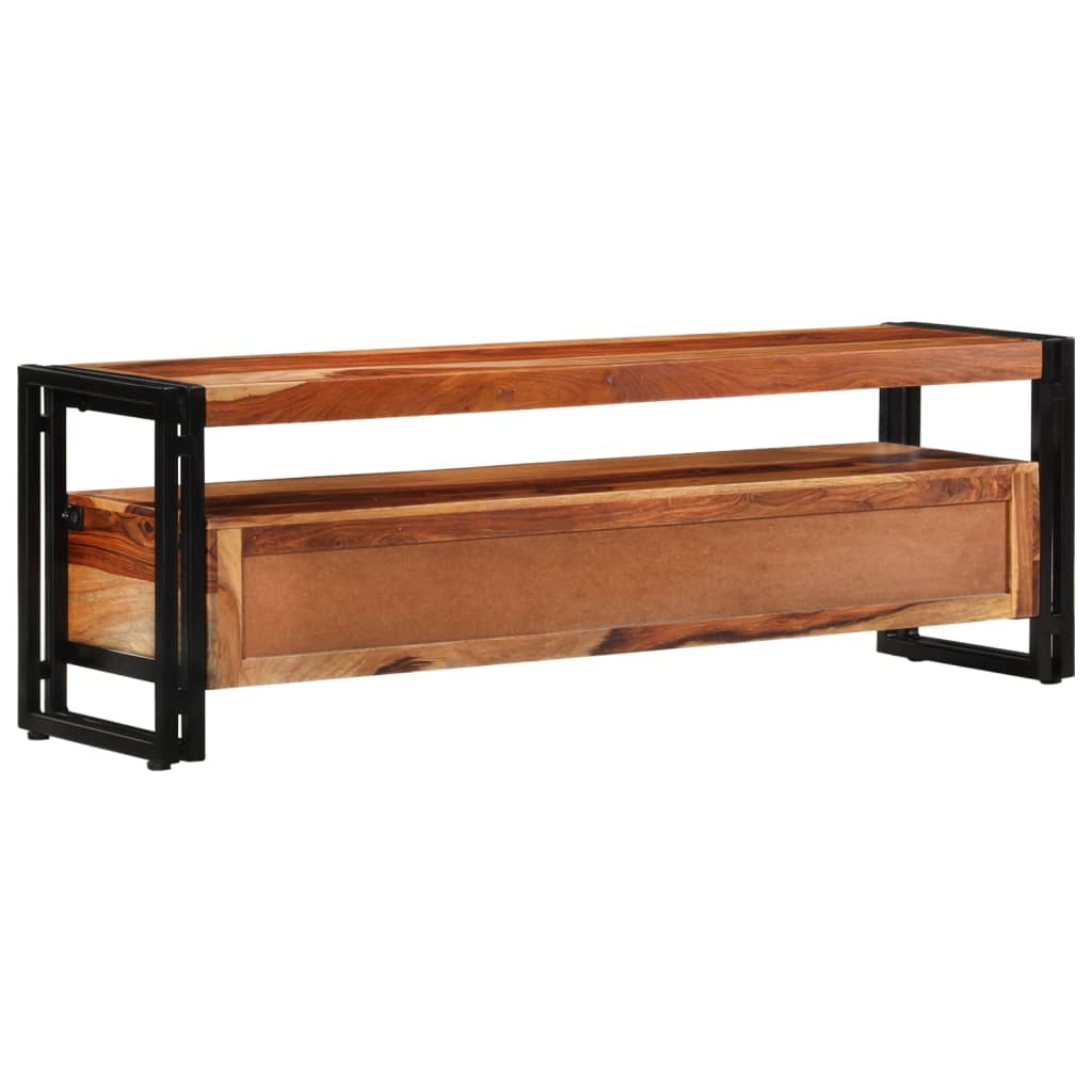 TV Cabinet Natural wood color, black