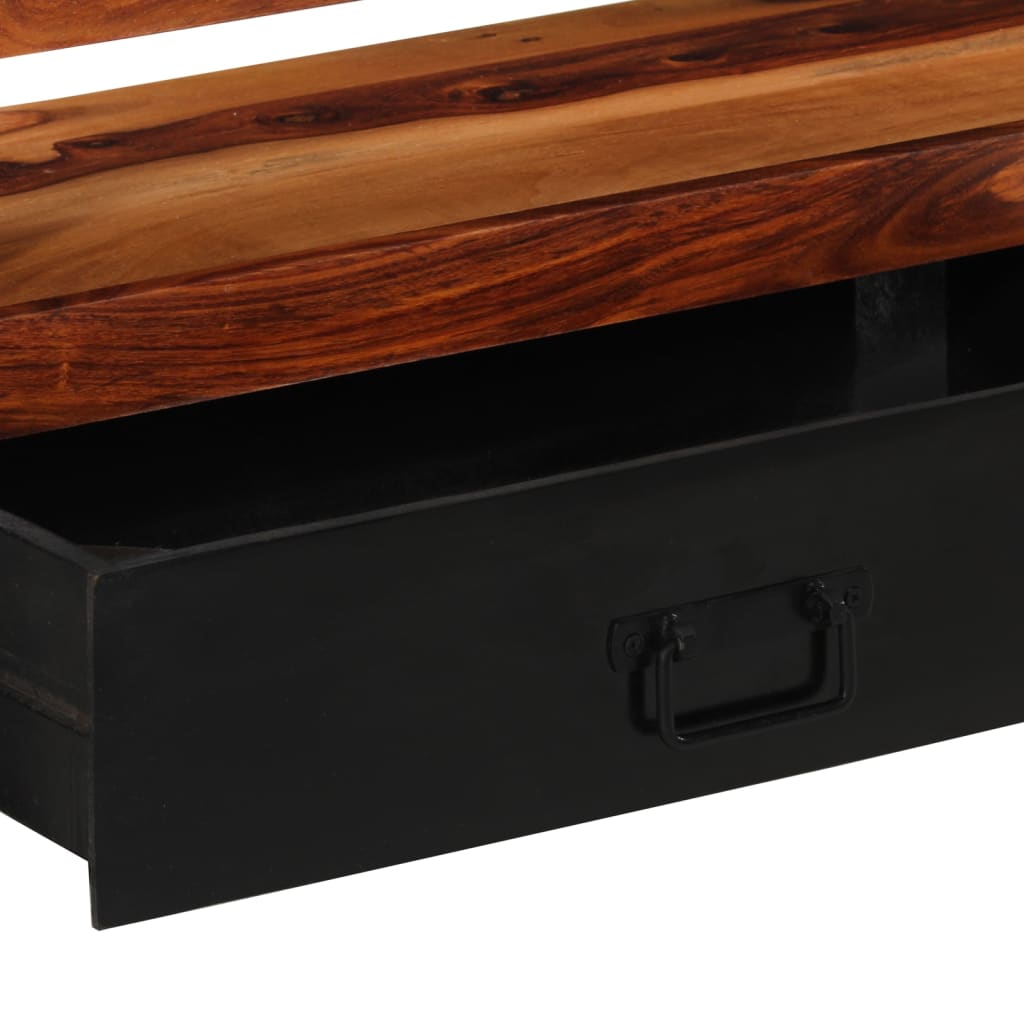 TV Cabinet Natural wood color, black
