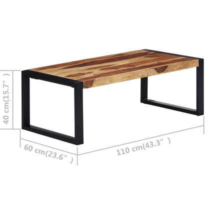 Coffee Table Natural wood color + black