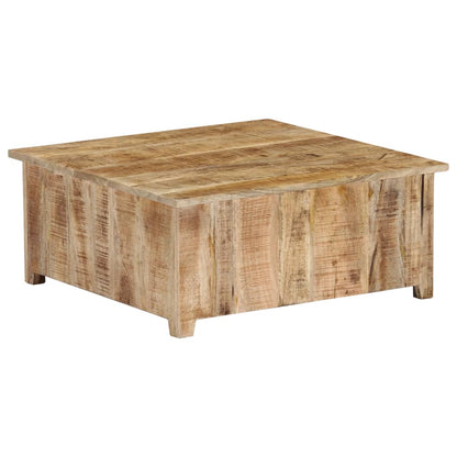 Coffee Table Natural Mango Wood Solid Mango Wood Compact