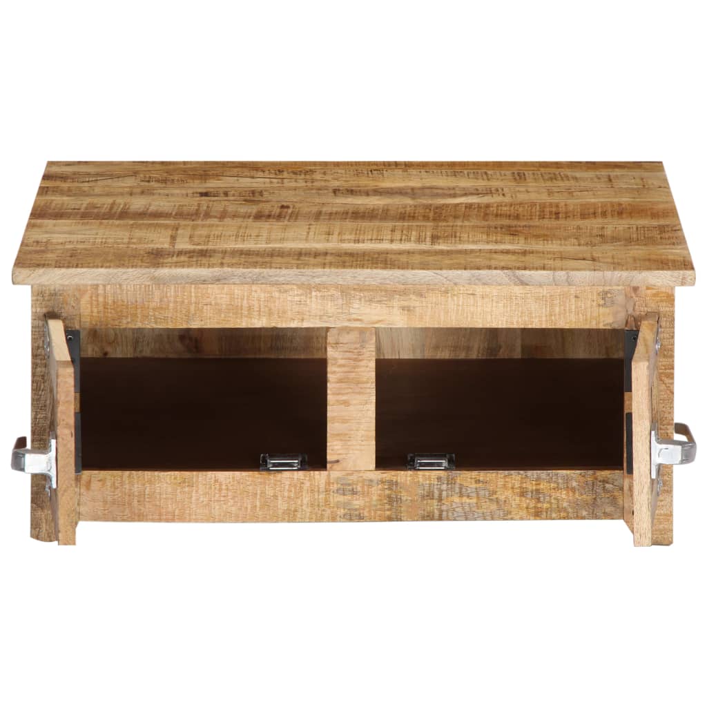 Coffee Table Natural Mango Wood Solid Mango Wood Compact