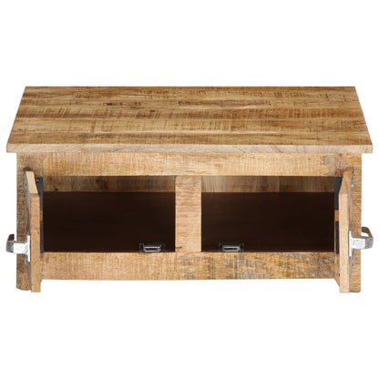Coffee Table Natural Mango Wood Solid Mango Wood Compact