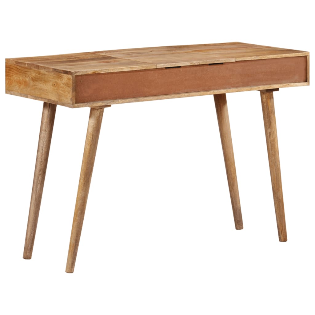 Dressing Table Natural Mango Wood Solid Mango Wood, Engineered Wood