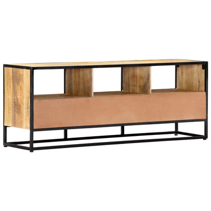TV Cabinet Natural wood with black frame