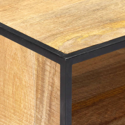 TV Cabinet Natural wood with black frame