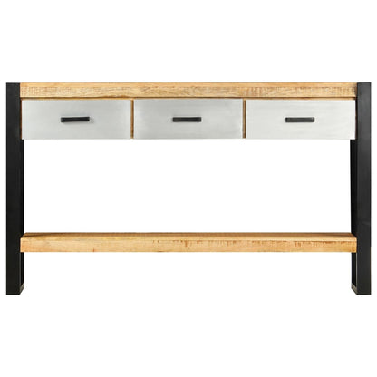 Console Table Brown, Grey and Black