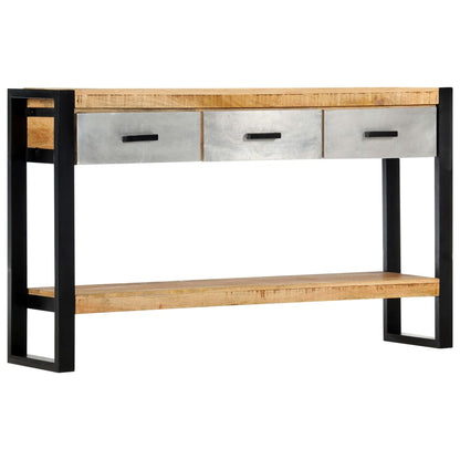 Console Table Brown, Grey and Black
