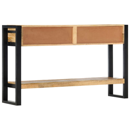 Console Table Brown, Grey and Black