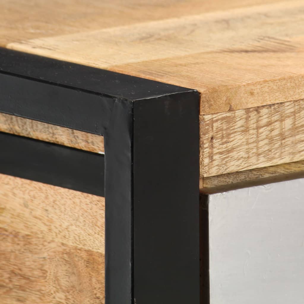 Console Table Brown, Grey and Black