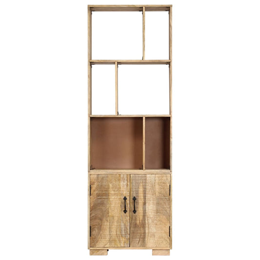 Bookshelf Natural wood finish Solid mango wood