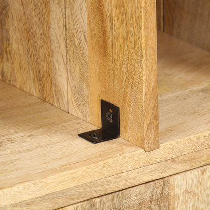 Bookshelf Natural wood finish Solid mango wood