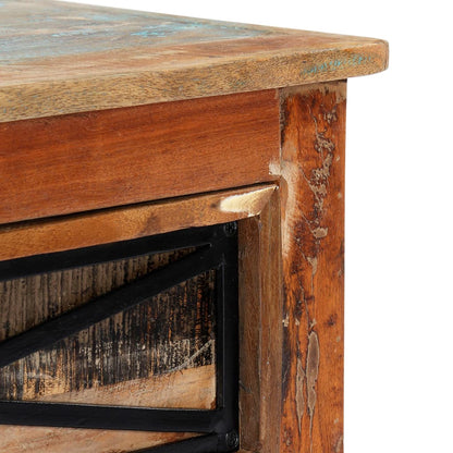 TV Cabinet Multicolor Solid Reclaimed Wood 47.2x11.8x15.7 in