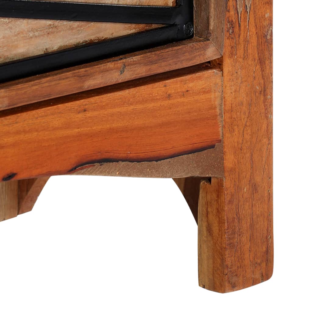 TV Cabinet Multicolor Solid Reclaimed Wood 47.2x11.8x15.7 in