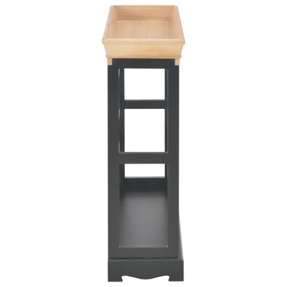 Wine Cabinet Black 27.6"x8.9"x27.8" MDF