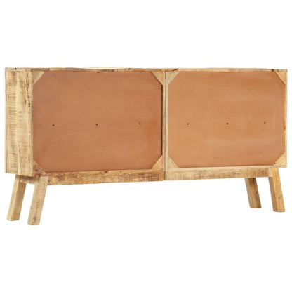 Sideboard Brown and black Solid rough mango wood