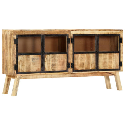 Sideboard Brown and black Solid rough mango wood