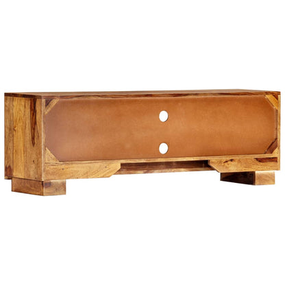 TV Cabinet Brown Solid Acacia Wood Medium TV Cabinet