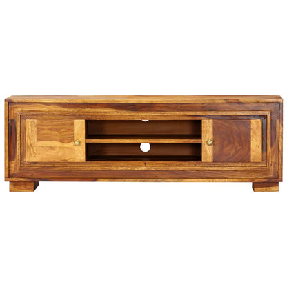 TV Cabinet Brown Solid Acacia Wood Medium TV Cabinet