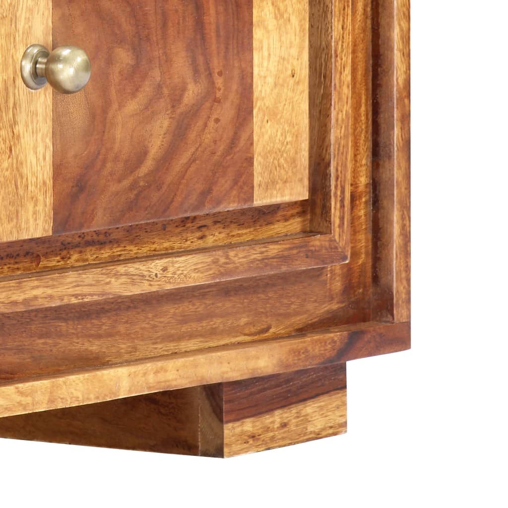 TV Cabinet Brown Solid Acacia Wood Medium TV Cabinet