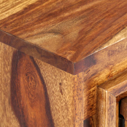 TV Cabinet Brown Solid Acacia Wood Medium TV Cabinet