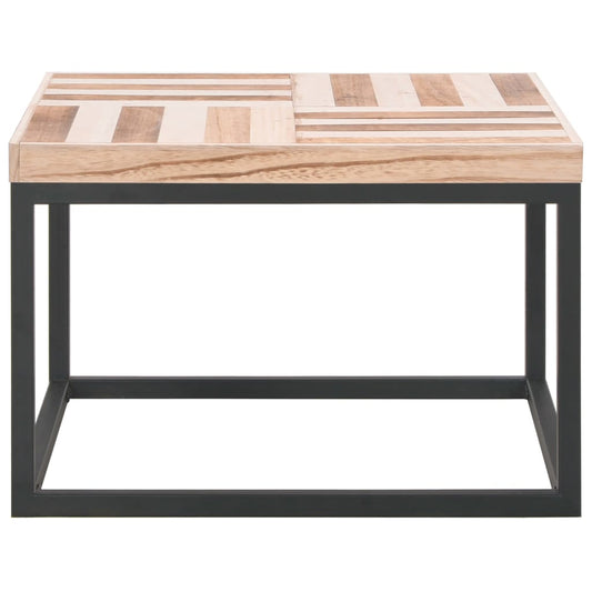 Coffee Table Light Wood and Black