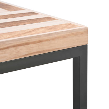 Coffee Table Light Wood and Black