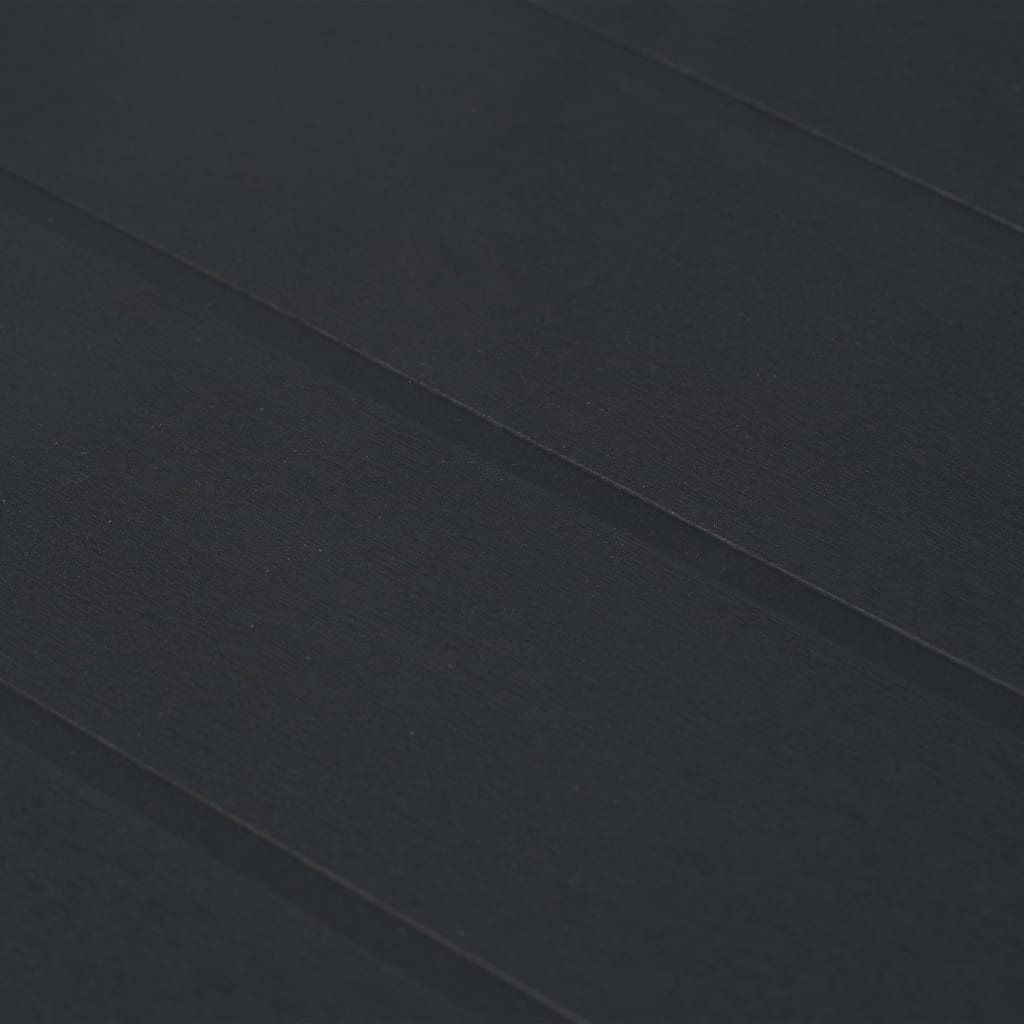 Outdoor Dining Set Anthracite Plastic, 100% polyester Large