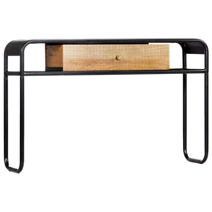 Console Table Brown Solid Mango Wood 46.5 in console table