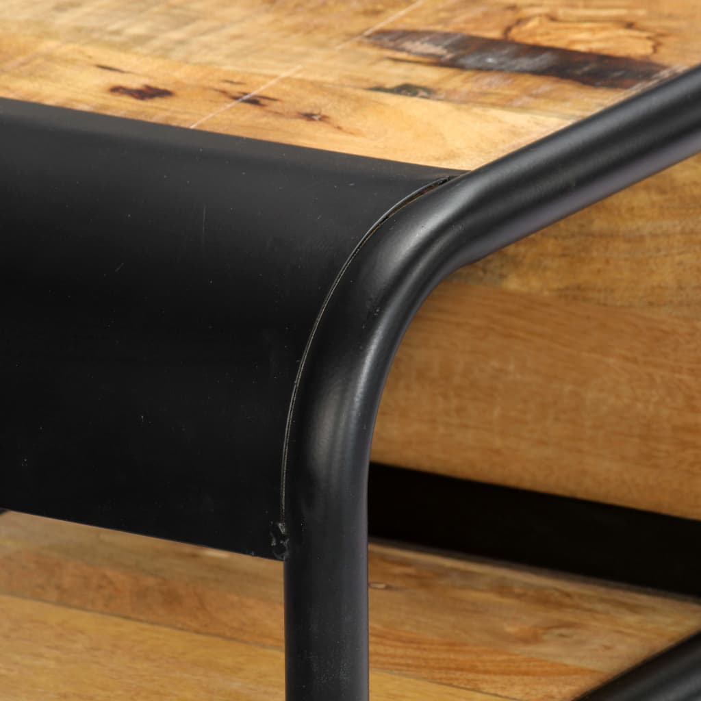Console Table Brown Solid Mango Wood 46.5 in console table
