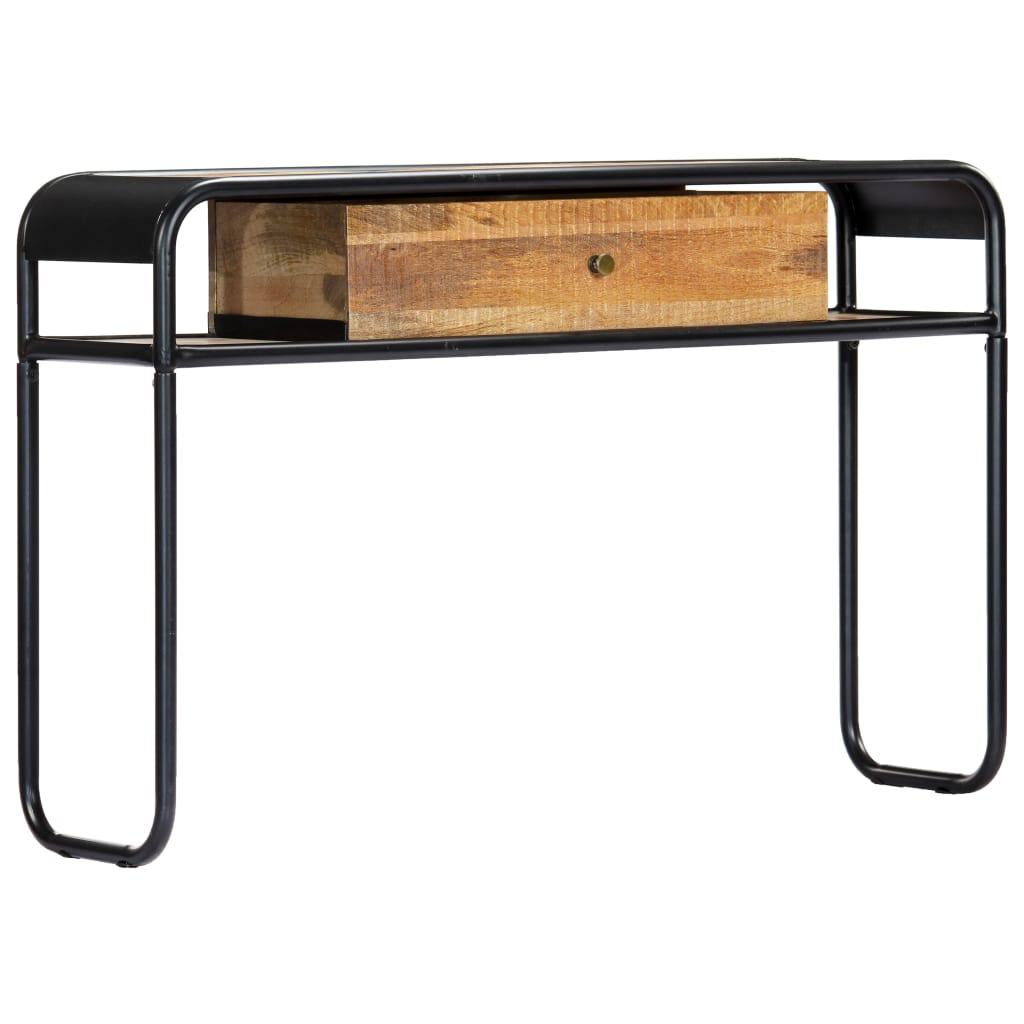 Console Table Brown Solid Mango Wood 46.5 in console table