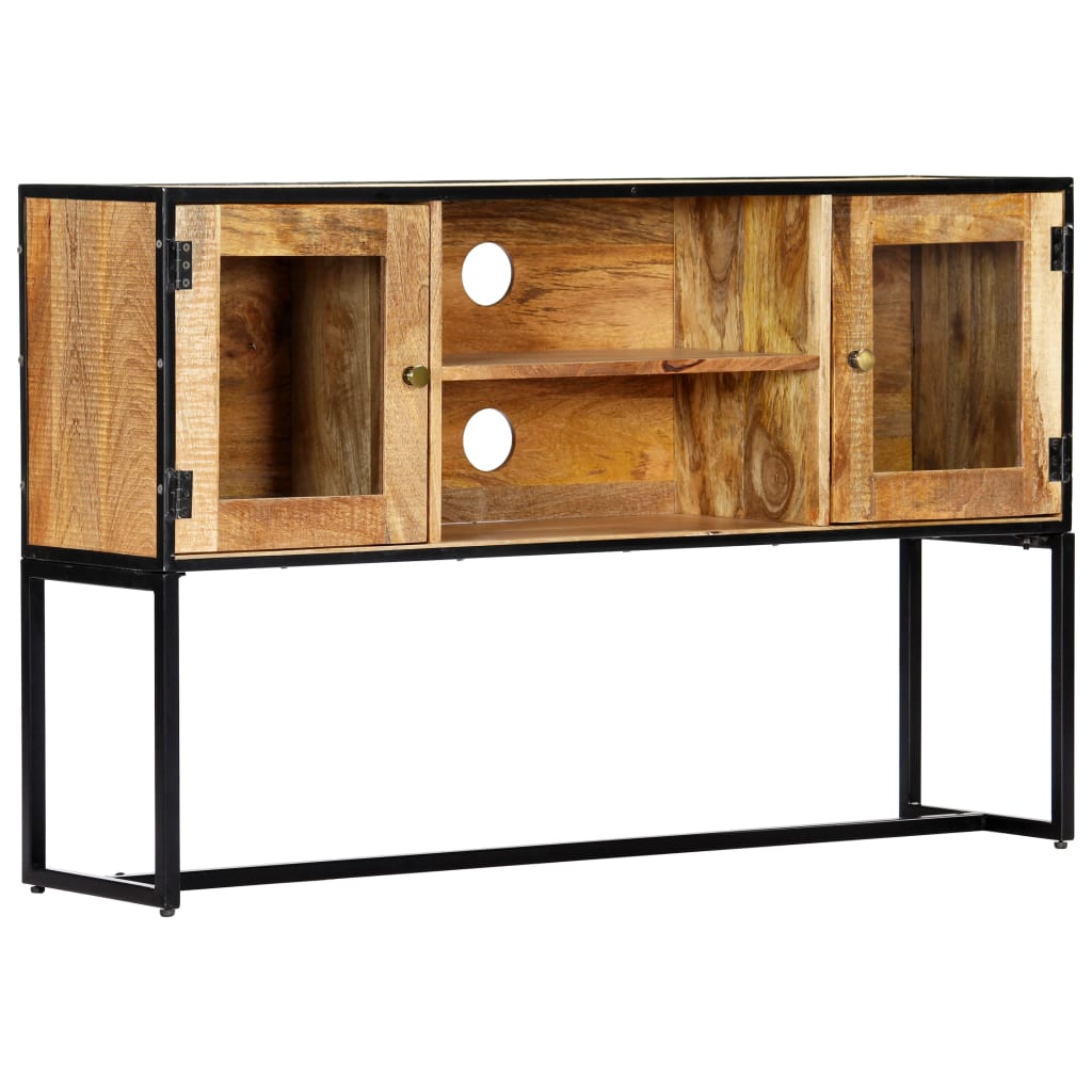 TV Cabinet Varied Solid reclaimed wood, powder-coated steel