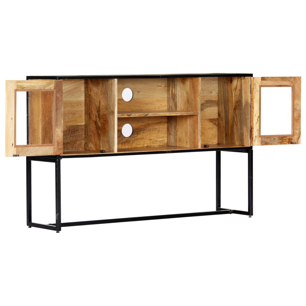 TV Cabinet Varied Solid reclaimed wood, powder-coated steel