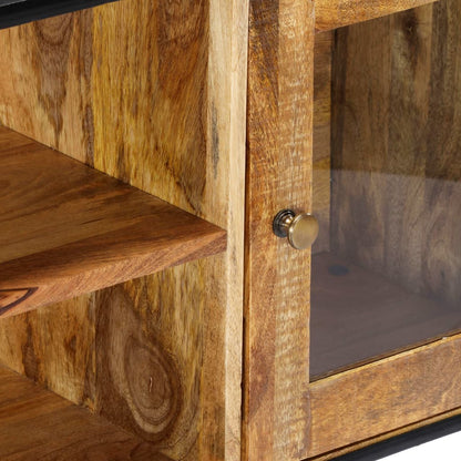 TV Cabinet Varied Solid reclaimed wood, powder-coated steel
