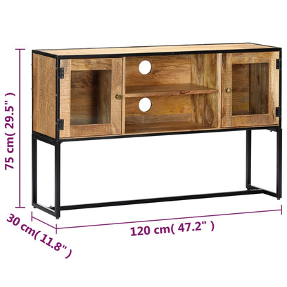 TV Cabinet Varied Solid reclaimed wood, powder-coated steel