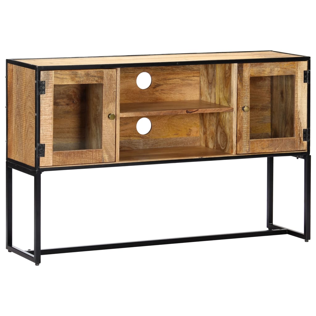 TV Cabinet Varied Solid reclaimed wood, powder-coated steel