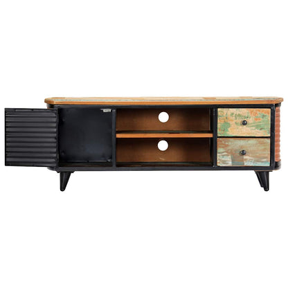 TV Cabinet Multicolor with natural wood grain