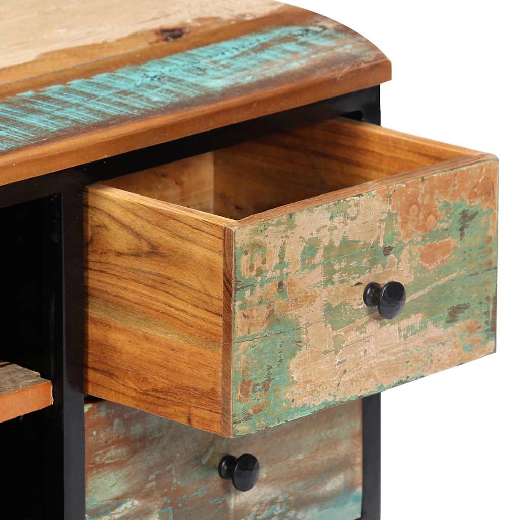 TV Cabinet Multicolor with natural wood grain